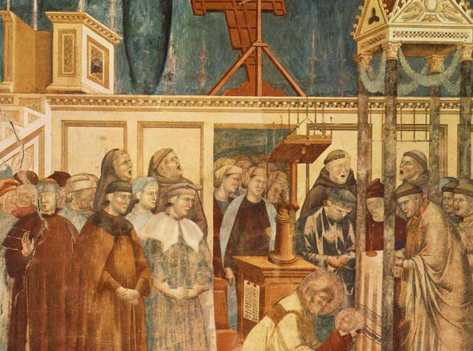 Giotto, presepe di Greccio